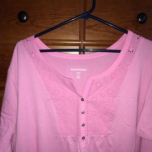 Pink Lacey tunic